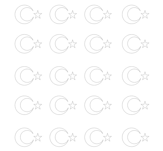 Kuecuek Tuerk Bayragi Boyama