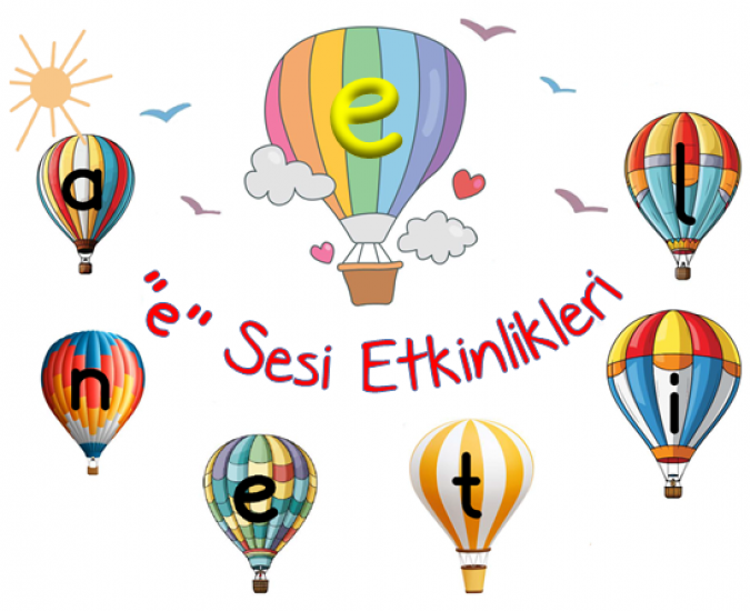 ‘’ e ’’ Sesi Noktalı Yazma Etkinliği – 3