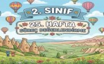 2. Sınıf 25. Hafta Süreç Değerlendirme