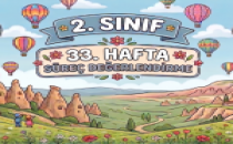 2. Sınıf 33. Hafta Süreç Değerlendirme